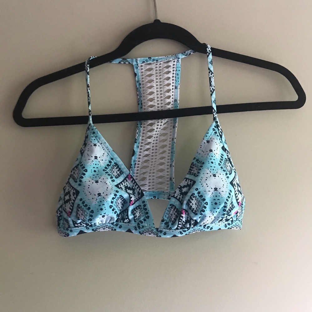 Blue Bikini top